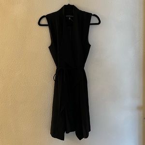 Saks Fifth Avenue Long Black Vest